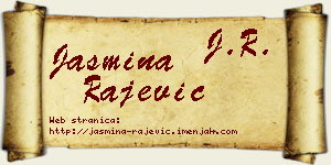 Jasmina Rajević vizit kartica